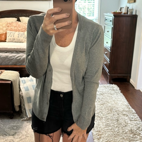 Gray Merona Button-up Cardigan Size XXL - Picture 3 of 8